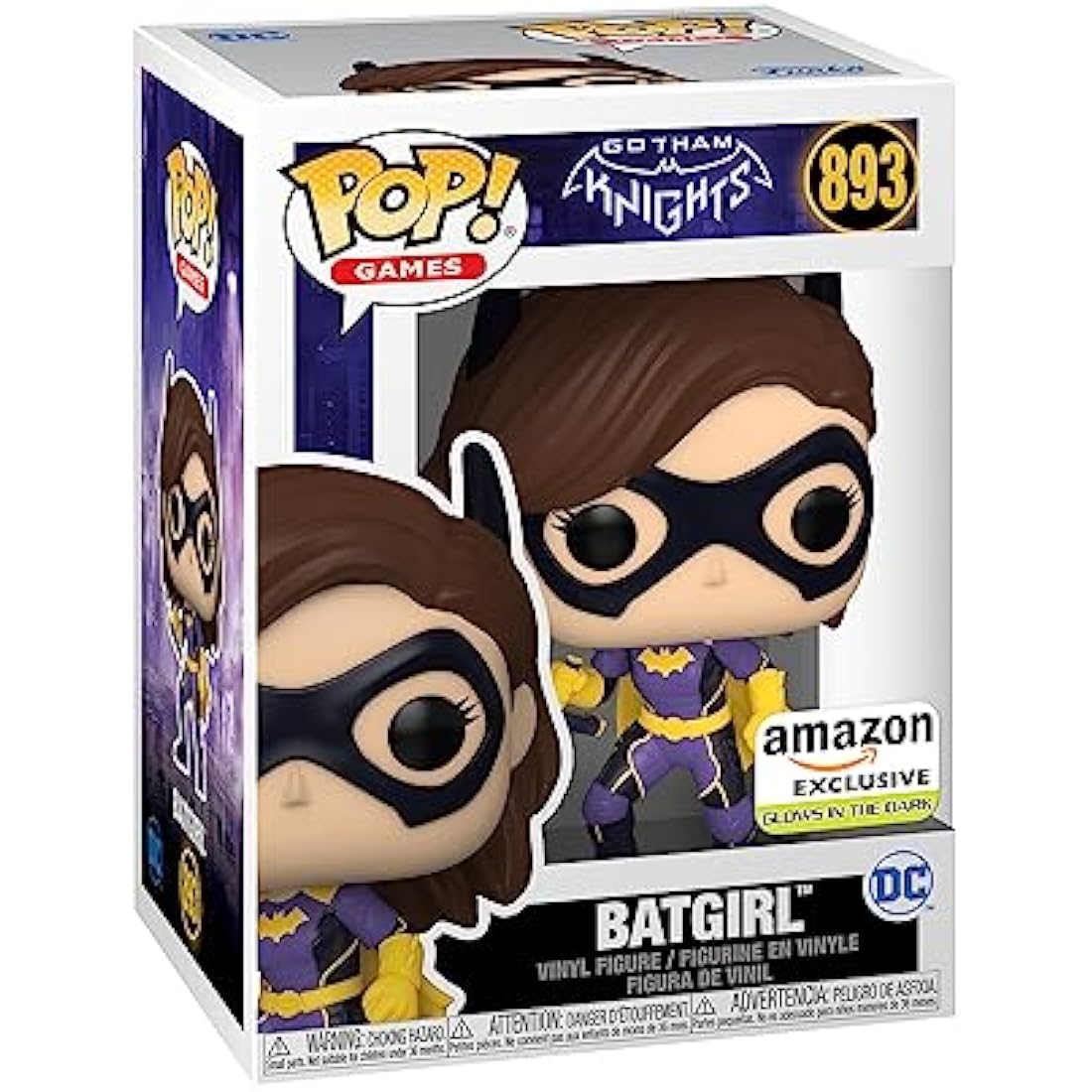 Funko POP! Games: Gotham Knights - Batgirl - (Gwith PU) - Batman - Amazon Exclusive - Collectable Vinyl Figure - Gift Idea - Official Merchandise - Toys for Kids & Adults - Video Games Fans