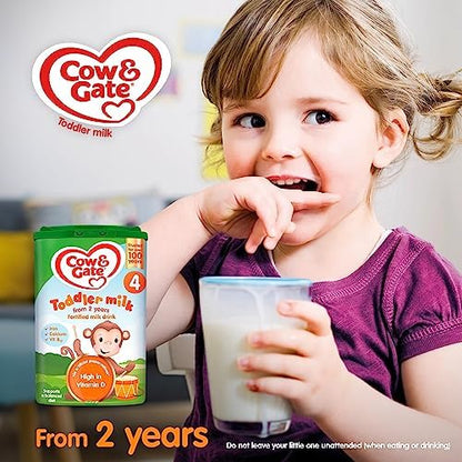 Cow & Gate 4 Toddler Baby Milk Powder Formula, 2-3 Years, 800 g (Pack of 6)