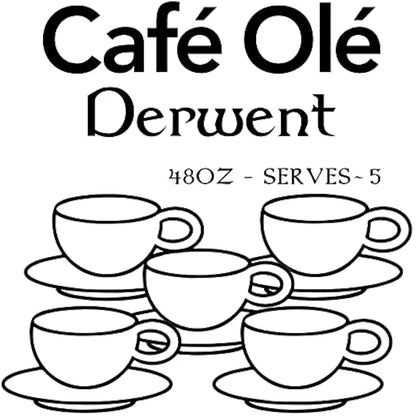 Café Olé DW-048 Derwent Teapot, Stainless Steel, 48oz (1.3 Litres), 4-5 Cup, Mirror Polished