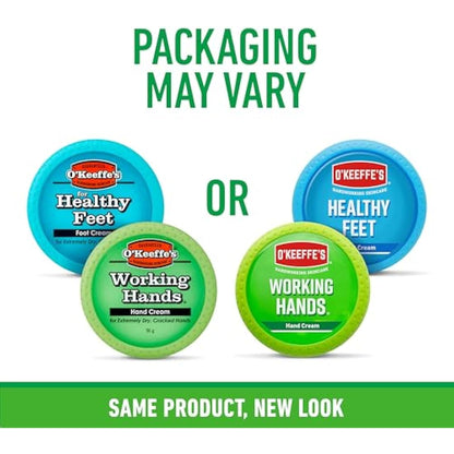 O'Keeffe's Working Hands 96g & Healthy Feet 91g (Twin Pack)
