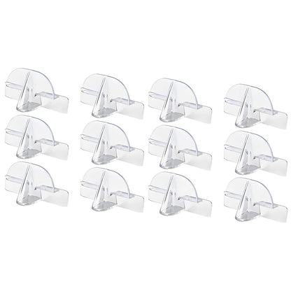 ARFUKA Acrylic Wall Sunglasses Organizer Glasses Holder for Multiple Eyeglasses, Sunglasses - Office & Home Decor Display Rack Pack of 12