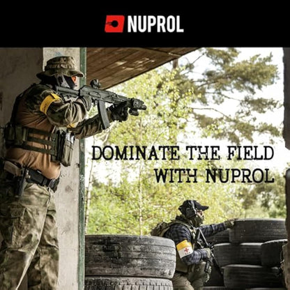 NUPROL Large Rifle Wheeled Hard Case (Wave Foam);