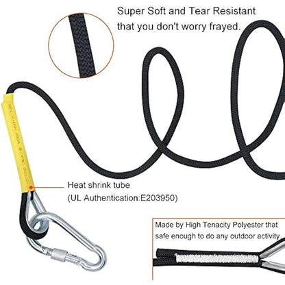 X XBEN Multi-use 8mm 10m/20m/30m/50m/70m Outdoor Rope Home Emergency Escape Rope, Multifunctional Cord Safety Rope for Magnetic Fishing Hiking Caving Camping Rescue Tree Climbing