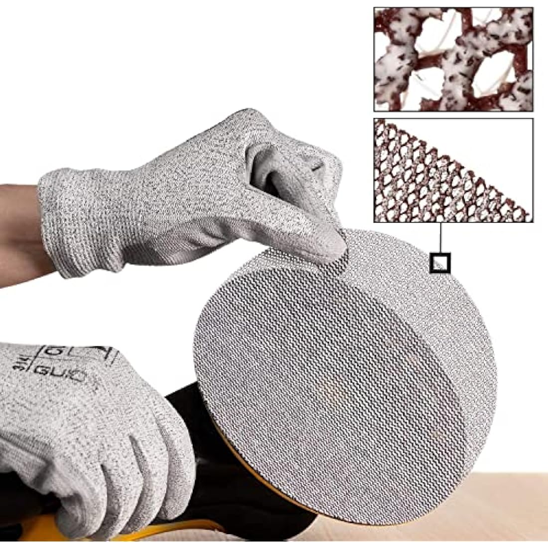 Mirka Abranet net sanding discs Ø 150mm Hook & loop/Mix-pack 5 of each grit 80, 120, 180, 240, 320, 400, 600/35 pcs/Suitable for all 150mm eccentric sanders and sanding machines.