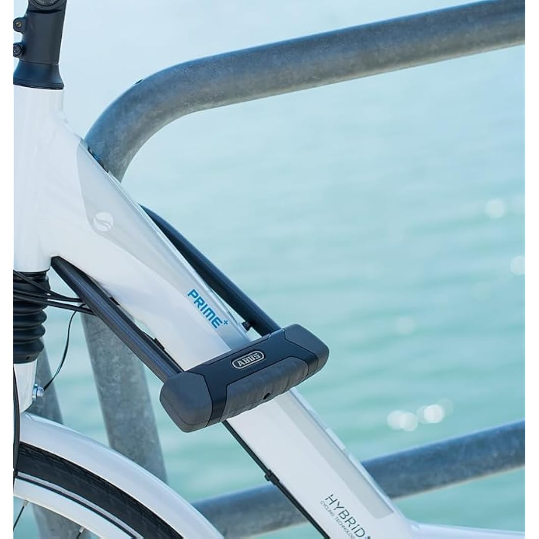 ABUS U-lock Granit XPlus 540 + SH B bracket - Bike lock with XPlus cylinder as tamper protection - security level 15-230 mm shackle height