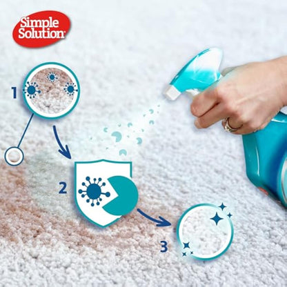 Simple Solution Dog Stain and Odour Remover, Enzymatic Cleaner with Pro-Bacteria Cleaning Power - 750ml