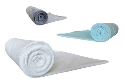 Immaculate Textiles XL Premium Microfibre Hair Drying Towel/Turban/Wrap - 130x65cm (51x25in) - 400GSM : Super Soft, Extra Long