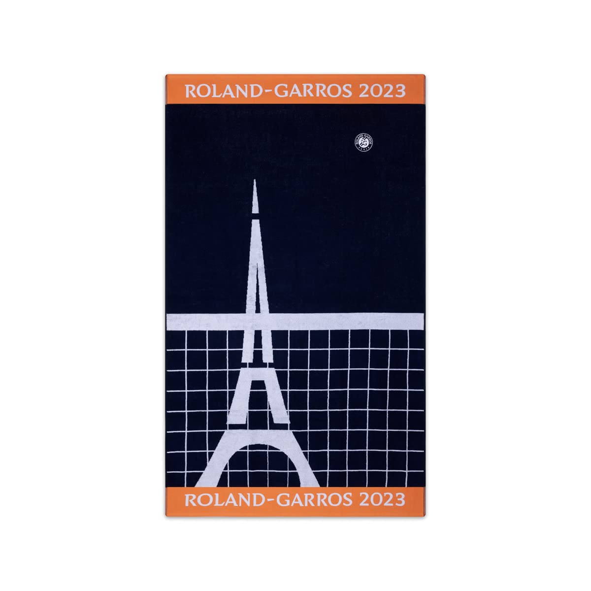 ROLAND GARROS - Players 2023 Edition Beach Towels - 100% Cotton - Navy Blue - 105 x 70 cm