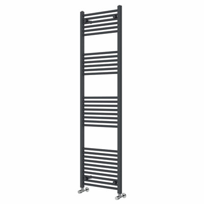NRG Anthracite Straight Central Heating Towel Rail Radiator 1800×500mm