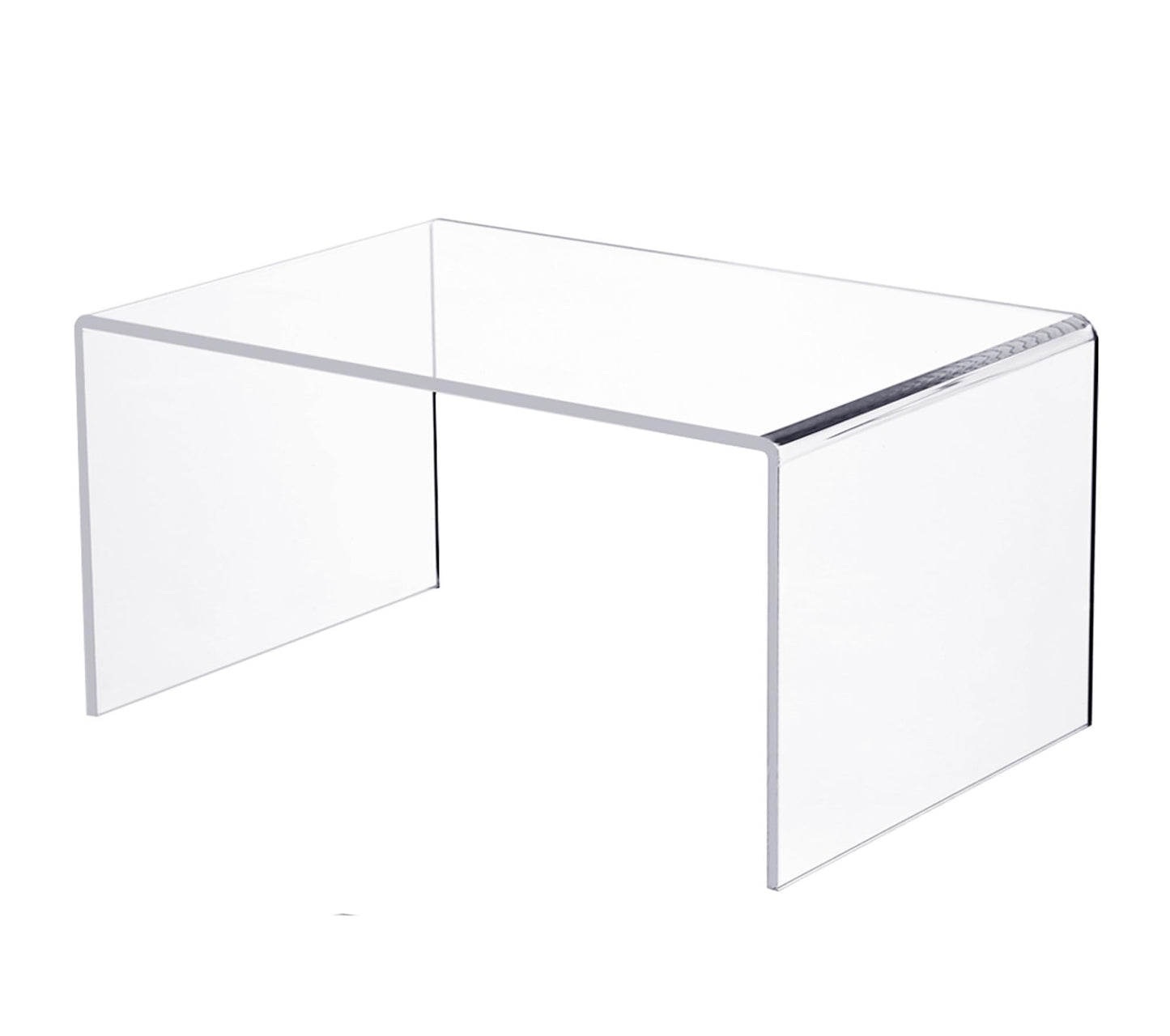 Large 1-PC 12'' Heavy Duty Acrylic Risers, Display Risers Shelf Showcase Fixtures for Jewelry, Display Stand for Amiibo Funko POP Figures, Cupcakes