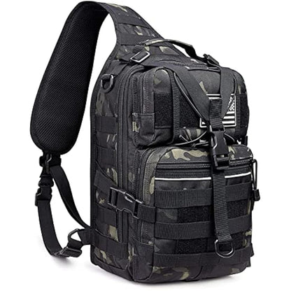 G4Free Tactical Sling Backpack Big Molle EDC Range Bag Pack Assault Military Shoulder Rucksack One Strap Daypack