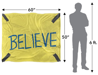 TED LASSO Blanket, 152 x 127 cm Believe Poster Silky Touch Super Soft Throw Blanket