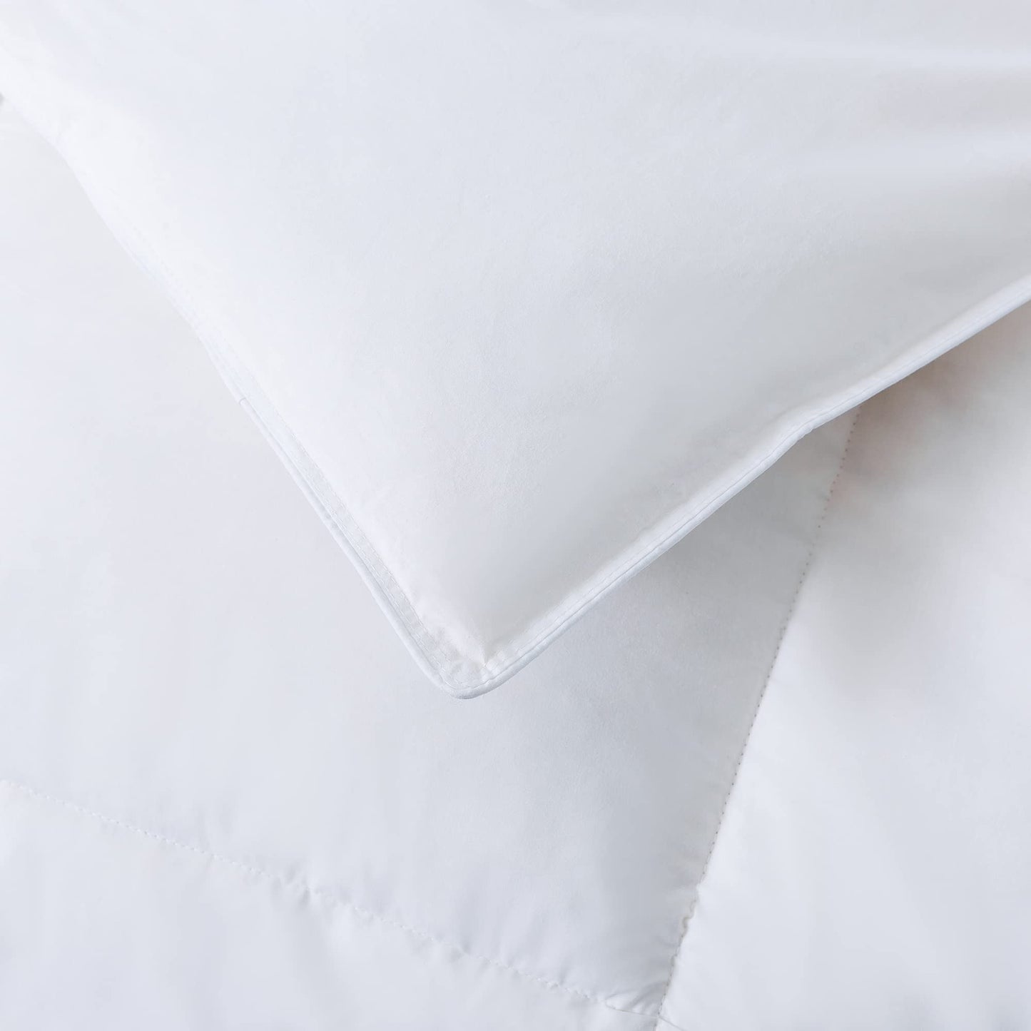 ANALIN King Size Duvet - 13.5 Tog Luxurious Goose Feather & Down Quilt, 50% Down King Size Bed Duvet, 100% Cotton Shell, Anti-dust mite &