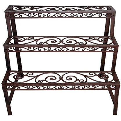 Esschert Bph33 79 x 66 x 49cm Etagere Rectangular Cast-Iron - Brown