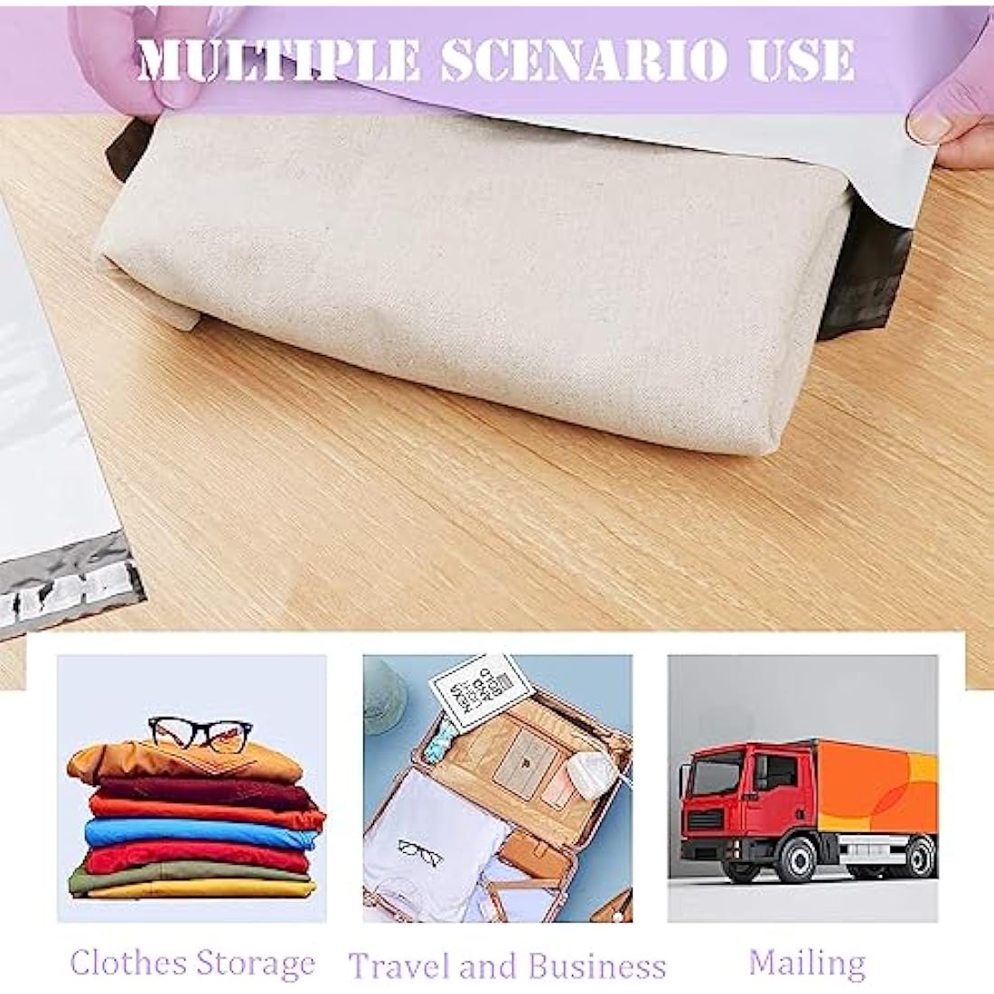 10pcs 50x70cm Purple Vinted Postage Bags Mailing Bags for Clothes,Mailing Poly Postal Self Seal Bags,Large Parcel Shipping Bags Strong Packaging Bag Delivery Bags Plastic Envelopes for Posting Clothes
