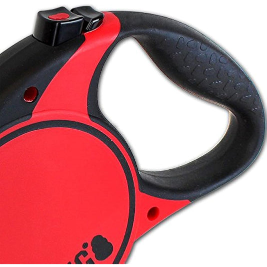 KONG Terrain Retractable Dog Leash, Large, Red, 5m Tape