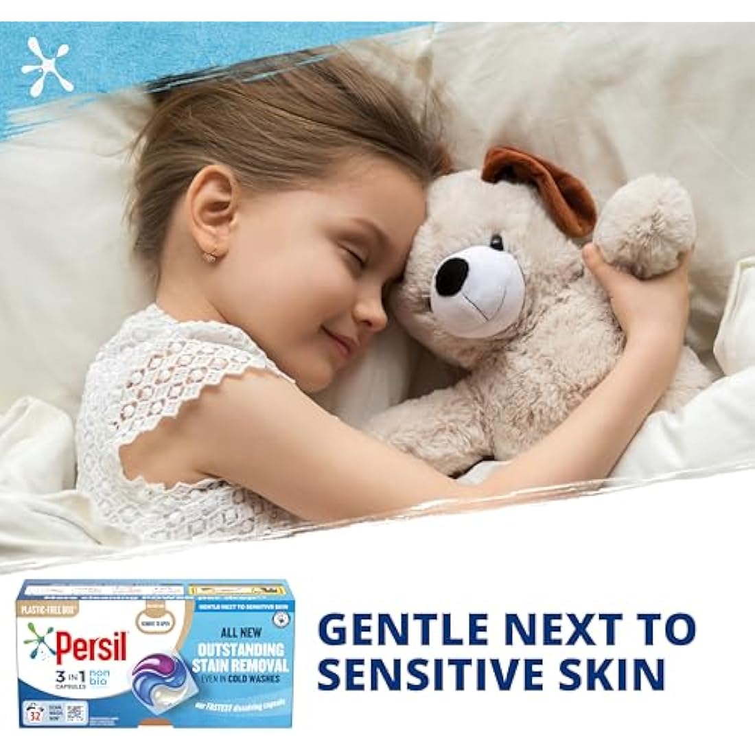 Persil 3 in 1 Non Bio Washing Laundry Capsules, 32 washes