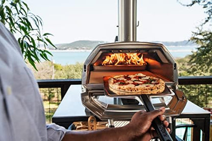 Ooni 14" Pizza Peel – Long Handle Super Smooth Aluminium Pizza Paddle – Lightweight Pizza Turning Peel Outdoor Pizza Oven Accessories…