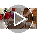 Hawesome 12PCS Artificial Roses Fake Flowers Single Long Stem Blooms With Rose Buds Wedding Decoration Bridal Bouquet Decorative Flower Arrangement Home Decoration Party Centerpieces in Blue