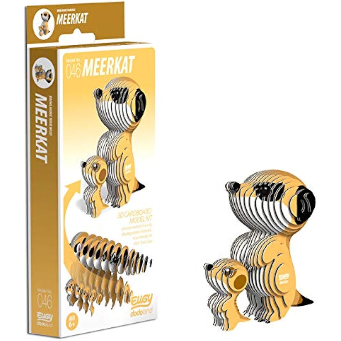 EUGY 3D Meerkat Model, Craft Kit