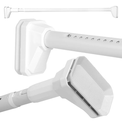 Heavy Duty Tension Pole, Extendable Curtain Rod No Drill - Telescopic Adjustable Rods for Window or Door, Strong Support for Clothes Hanging