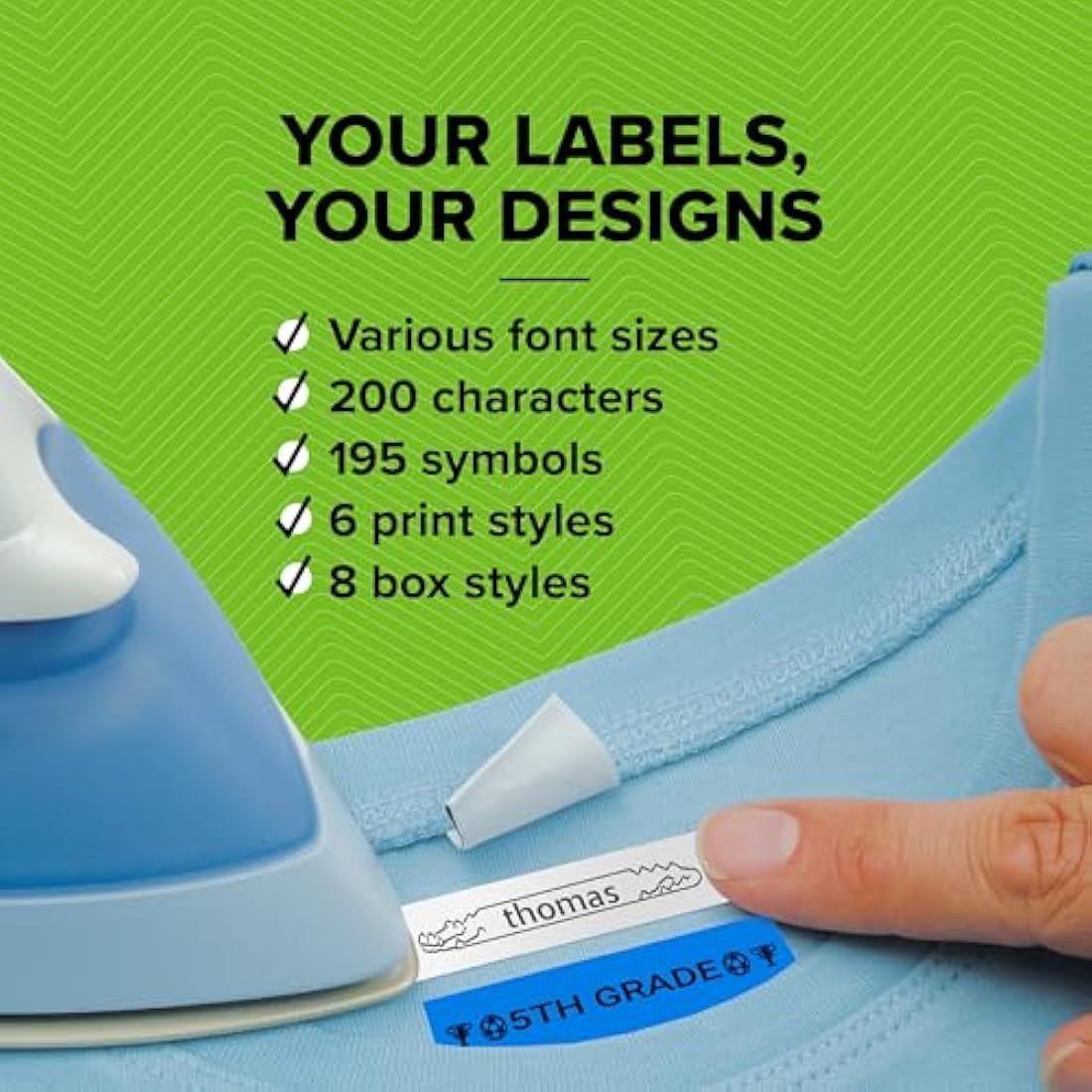 Dymo LetraTag LT-100H Label Maker Starter Kit+ | Handheld Label Printer Machine | with Paper, Clear Plastic Label Tape & Machine Holder | Ideal for Office or Home