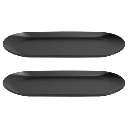 2 Pack Oval Vanity Storage Trays – Versatile Decorative Organisers for Bathroom, Dressing Table & Kitchen – Stylish Jewellery, Perfume