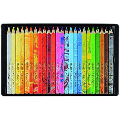 Koh-I-Noor Magic Jumbo Triangular Coloured Pencil, Pack of 24, Multicolor