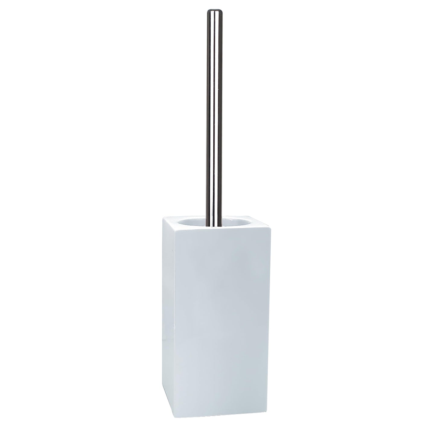 Spirella Quadro Stoneware Toilet Brush, White