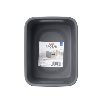 TATAY Storage Basket Baobab BPA-Free Compact Versatile Design