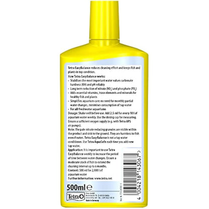 Tetra EasyBalance - long-term care for biologically healthy aquarium water and a reduced number of water changes, 500 ml (Pack of 1)