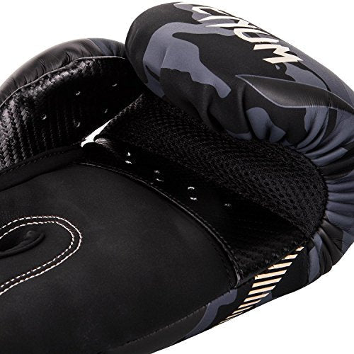 Venum, Impact Boxing Gloves, Unisex Adult, 14 Oz, Dark Camo/Sand