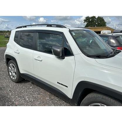 AUTO CLOVER Wind Deflectors Set for Jeep Renegade 2014+ (4 pieces)