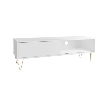 Timber Art Design UK Monaco TV Cabinet Unit with Sliding Door for Media Devices Storage Space Modern Stylish Decor Furniture for Living Room, Office