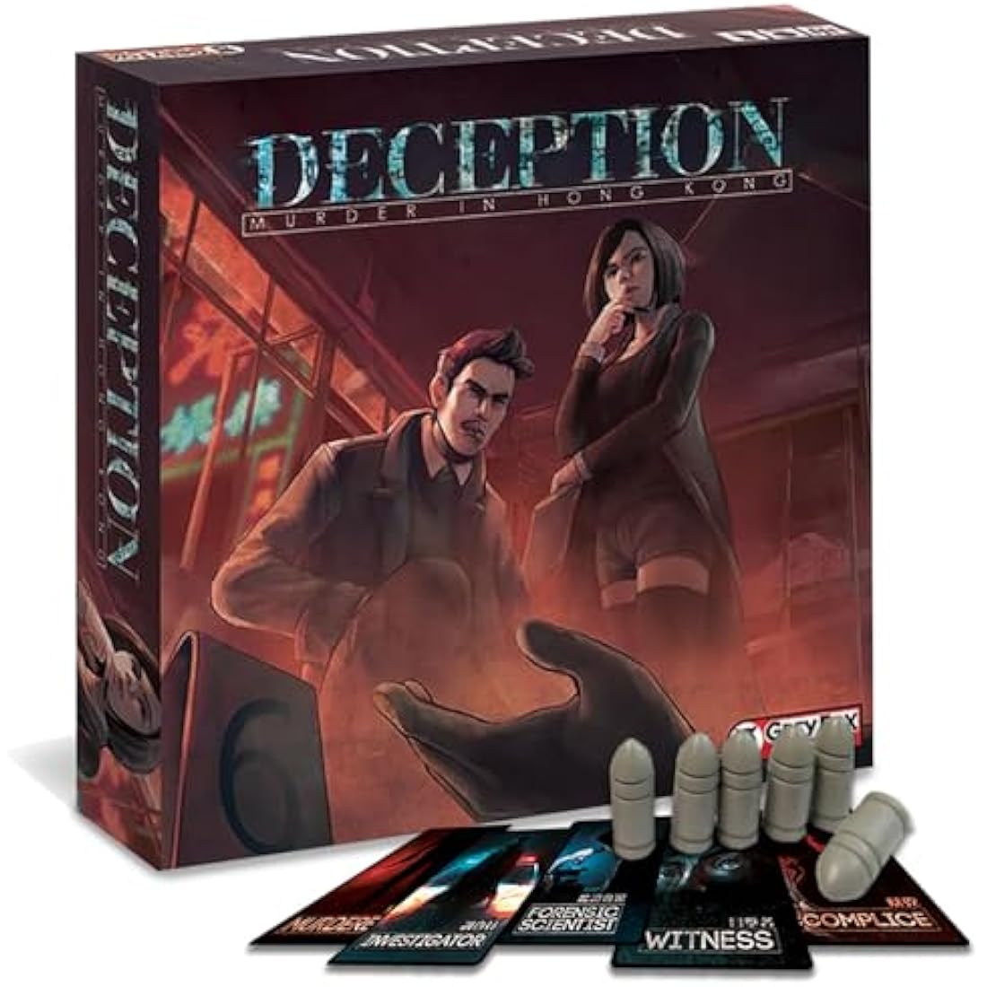 Jolly Thinkers PJOL01 Deception: Murder in Hong Kong, Mixed Colours,GFG96761