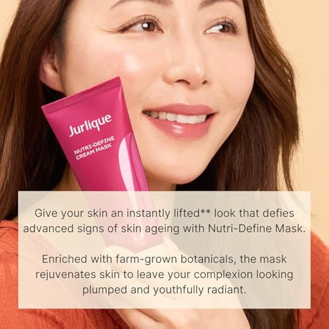 Jurlique - Nutri-Define Face Cream Mask - For All Skin Types - Natural Ingredients - Daily Face Moisturiser To Keep Skin Healthy - 100ml