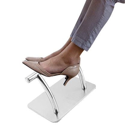 Greensen Stainless Steel Salon Footrest, Professional Foot Rest Barber Salon, Non-slip Beauty Salon Footrest