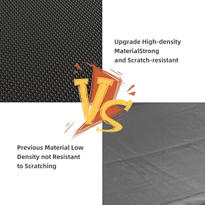 FAYDUDU Elevated Dog Bed Portable Raised Dog Beds with Washable Mesh Cooling Breathable Elevated Pet Bed Large for Indoor and Outdoor Use (XL, Black)