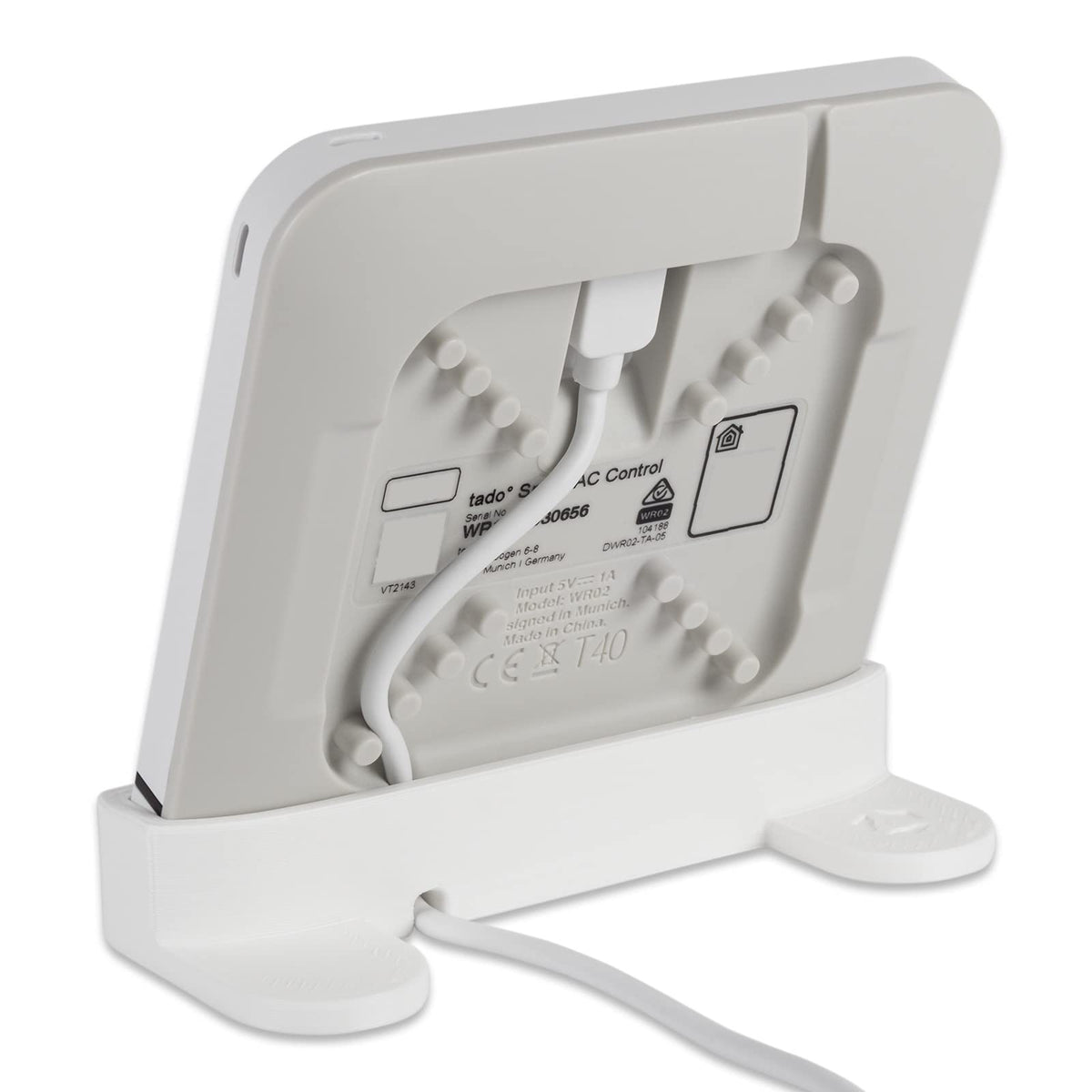 P3D-Lab Stand for Tado Smart AC Control V3+, Tado AC Control Desk Stand White - 3 Years Warranty - Made in UK