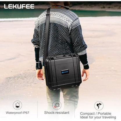 LEKUFEE Waterproof Hard Case for DJI Mini 4 Pro,DJI Mini 3 Pro,Mini 3 Drone,DJI RC 2/RC N2/N1,DJI Goggles 3(NOT for Goggles N3)/2/Integra,DJI RC Motion 2/3 and Accessories(Case Only)