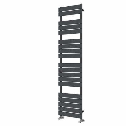 NRG Flat Panel Bathroom Heated Towel Rail Radiator 1800 x 450mm Anthracite