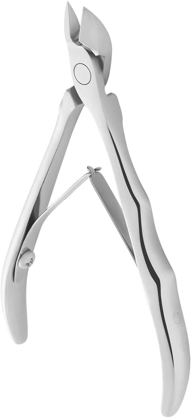 K-12 Professional Cuticle Nippers Staleks Length 12 cm Cut 1.0 cm Leather Protective Case