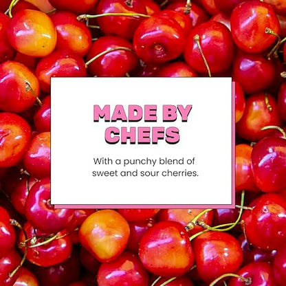 Dalston's Sparkling Cherry Soda (24 x 330ml) - Real Pressed Cherries & Sparkling Water - 46 Kcal - No Added Sugar - No Artificial Sweeteners - Healthy Alternative - Low Calorie - Vegan