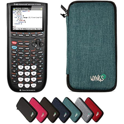 CALCUSO Basic Set Turquoise with Graphing Calculator TI-82 Advanced Python Edition