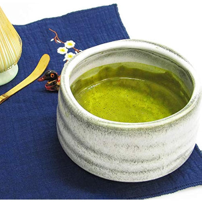 Artcome Japanese Matcha Tea Set, Matcha Whisk, Traditional Scoop, Matcha Bowl, Ceramic Whisk Holder, Handmade Matcha Ceremony Kit for Traditional Japanese Tea Ceremony (7 Pcs)