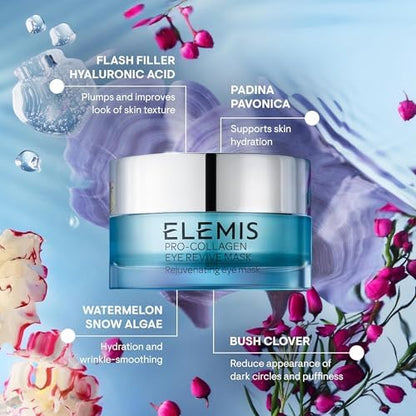 ELEMIS Pro-Collagen Eye Treatment, Eye Revive Mask, Vitality Eye Cream, Under Eye Gel Mask – Anti-Aging, Hydrating & Brightening Skincare for Puffiness, Dark Circles & Fine Line