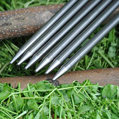TITO High Strength Titanium alloy tent stakes Tent pegs nail pegs for canopy camping tent DIA 8mm and Length 240mm only 56G