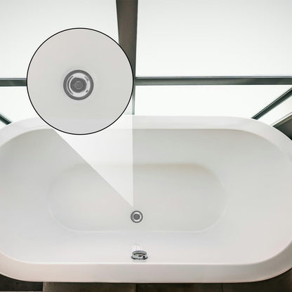 Tabanzhe Bath Plug UK -Sink Plug Replacement Universal Kitchen Bathroom Sink Plugs 40-42mm Hole Stainless Steel Drain Stopper for Bathtub,Wash