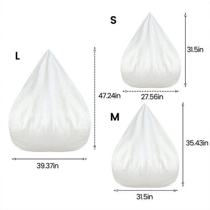 Bean Bag Chair Inner Liner Replacement, Removable and Washable Lazy Sofa Inner Liner with Zipper