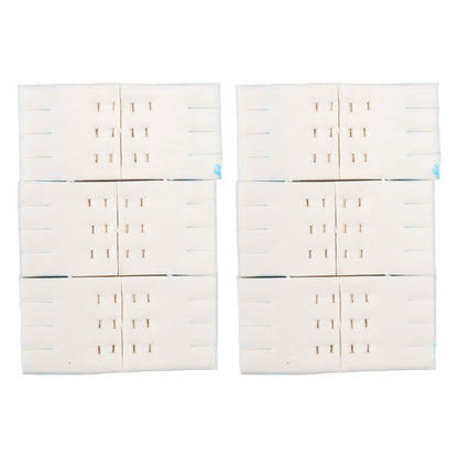 12Pcs Disposable Toilet Brush Replacement Refills Bathroom Toilet Cleaning System Starter Kit Non Woven Fabric for 3061 Toilet Scrubber Wand Refills